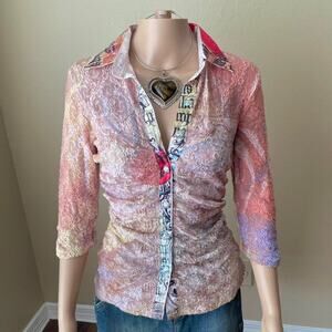 Early 2000s euro styled blouse